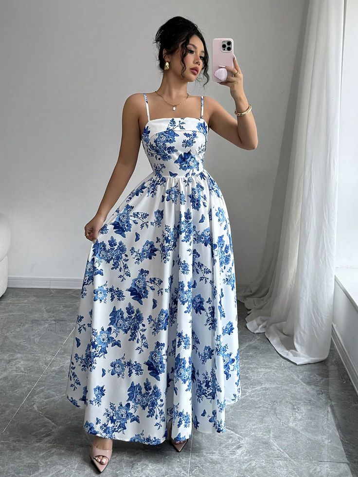 Elegant Floral Summer Dress