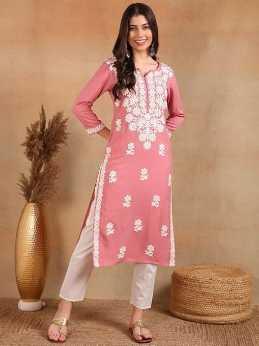 Chic Embroidered Kurti