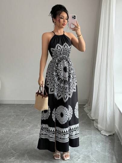 Elegant Floral Summer Dress