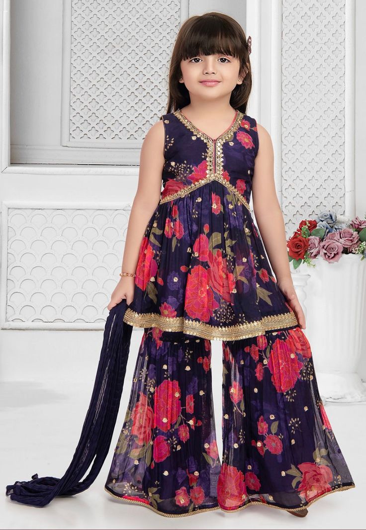 Kids Printed Ethnic Kurti