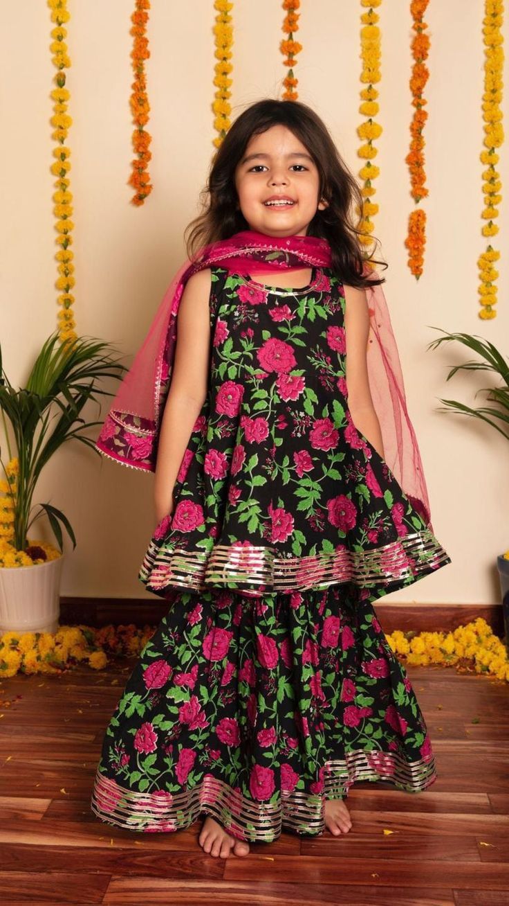 Kids Printed Ethnic Kurti